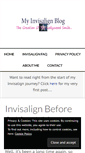Mobile Screenshot of myinvisalignblog.com